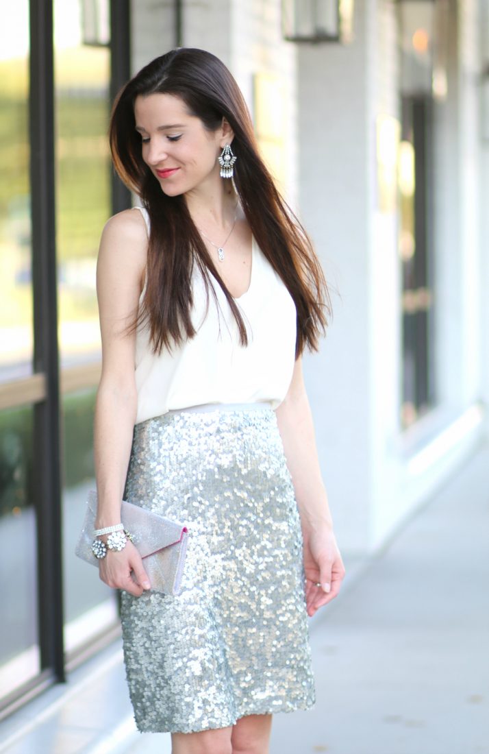 NYE Sequin Pencil Skirt Diary Of A Debutante