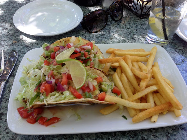 Fish Tacos from Harry's Seafood Bar Grille in St Augustine, Florida