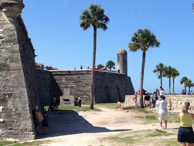 Canon demonstration at the Castillo de San Marcos in St Augustine Florida