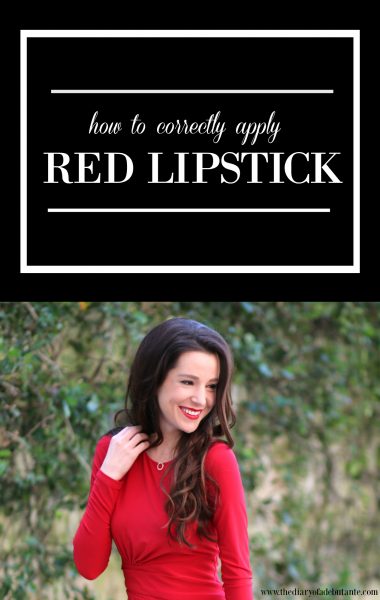 Tutorial on How to Correctly Apply Red Lipstick