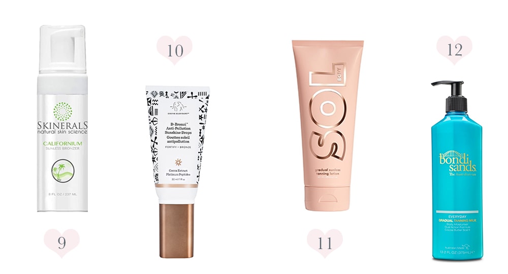 Best organic and cruelty free tanning lotions, bronzers, and drops rounded up by cruelty free beauty blogger Stephanie Ziajka on Diary of a Debutante