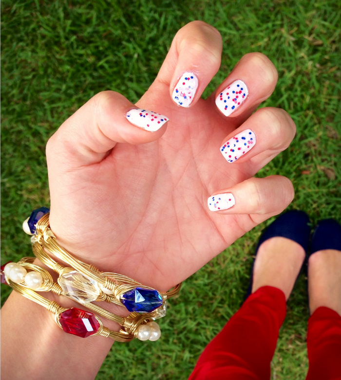 Silky Legs, Sally Hansen Nails, Energizer, Collective Bias, #MySummerLook, #shop, 4th of July, Independence Day, USA, World Cup