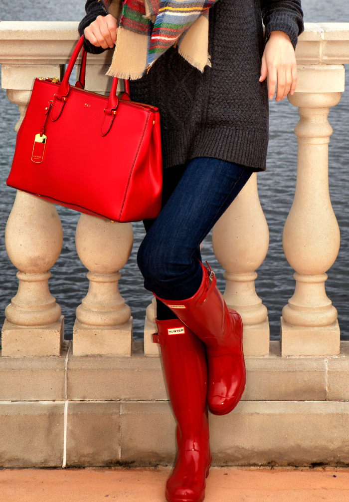 Affordable fashion blogger Stephanie Ziajka shows how to wear rain boots on Diary of a Debutante