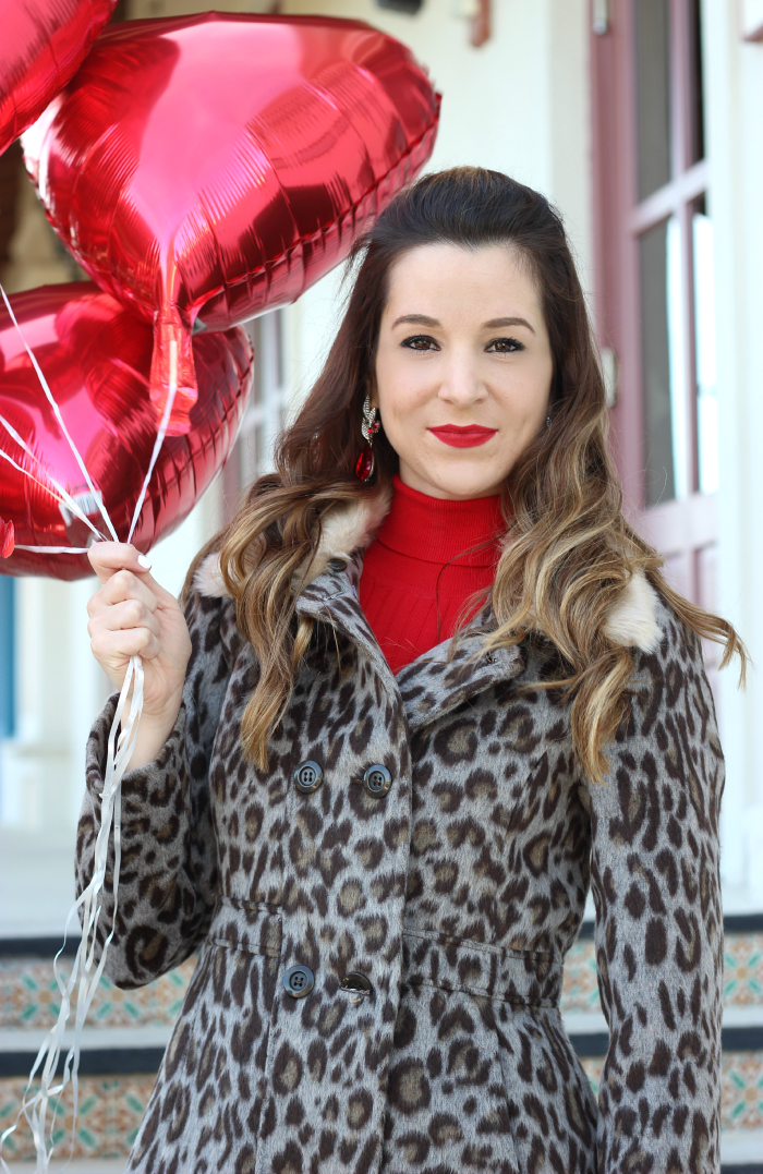 Red and Leopard Valentine's Outfit