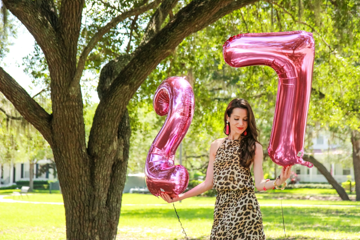 Party City Foil Balloons, Birthday Photo Op, HBJ Photography, Stephanie Ziajka, Diary of a Debutante