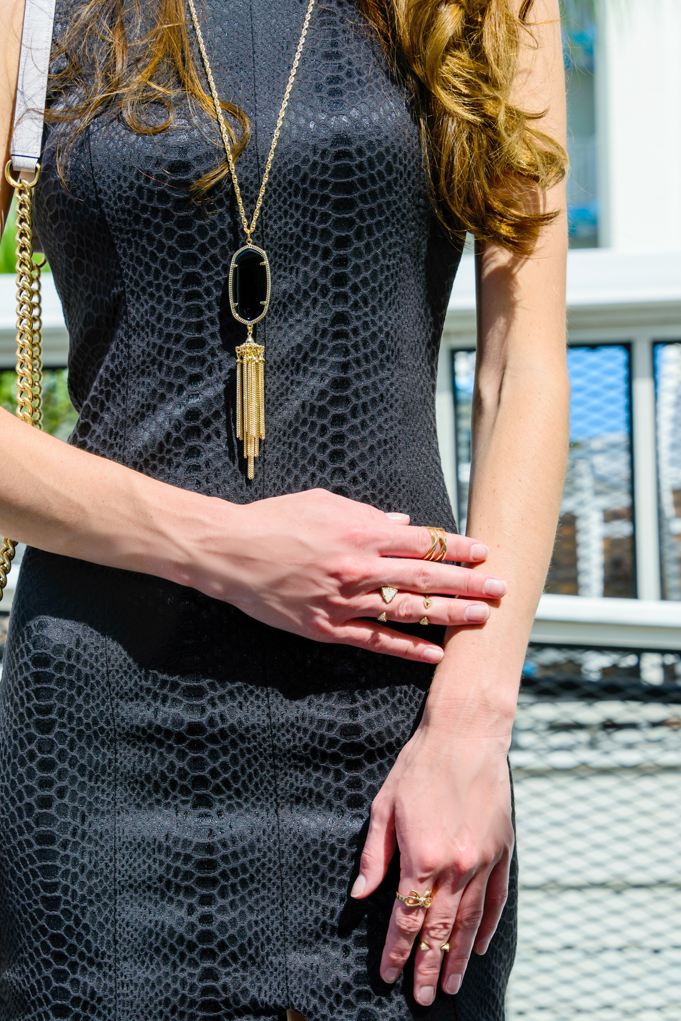 Inspiration for NYFW: Shilla Black Snakeskin Dress by fashion blogger Stephanie Ziajka from Diary of a Debutante