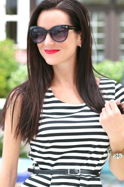 Byer California Striped Nautical Dress Outfit | Diary of a Debutante
