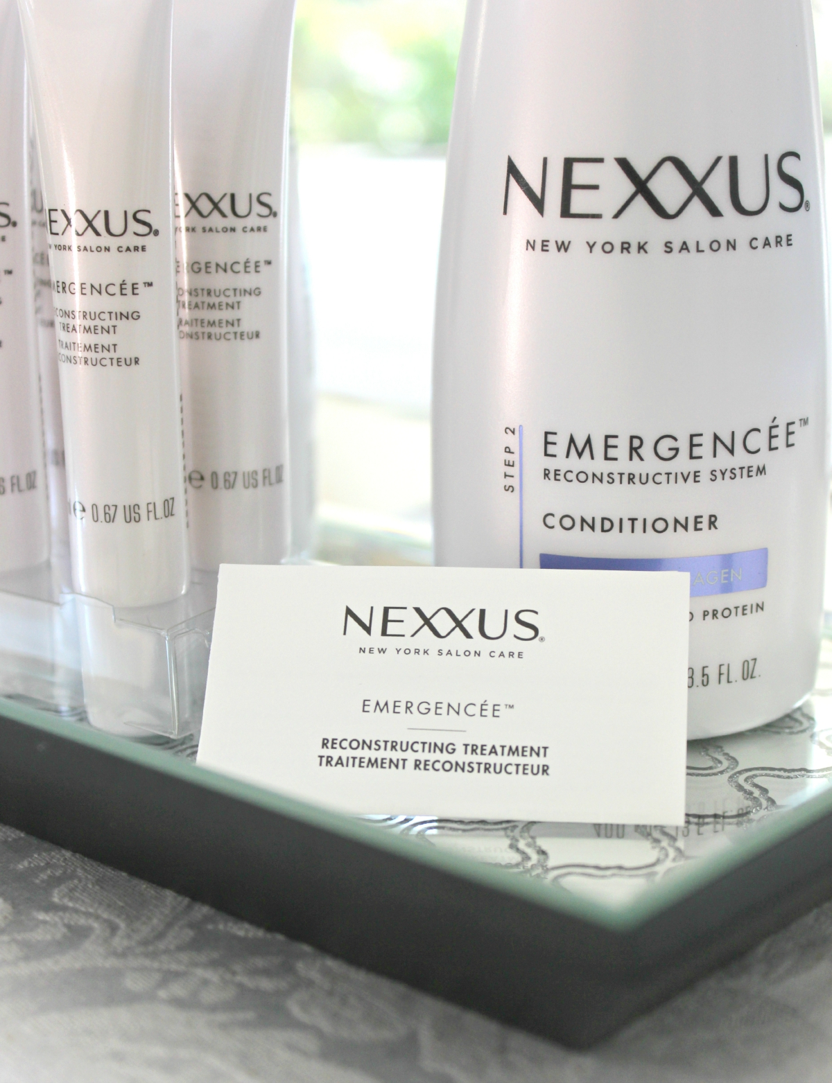 An honest review of the Nexxus Emergencee line by a former pageant girl, Nexxus Emergencee Review by southern fashion blogger Stephanie Ziajka from Diary of a Debutante