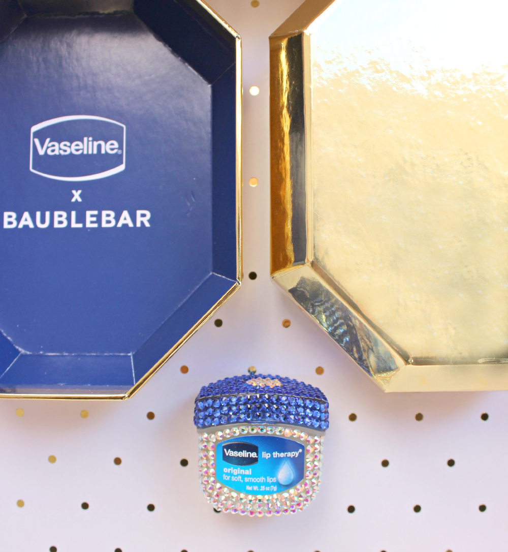 BaubleBar x Bejeweled Vaseline Lip Therapy Original Jar, Vaseline x BaubleBar, Special Edition Vaseline, BaubleBar Vaseline, Bejeweled Vaseline, Stephanie Ziajka, Diary of a Debutante
