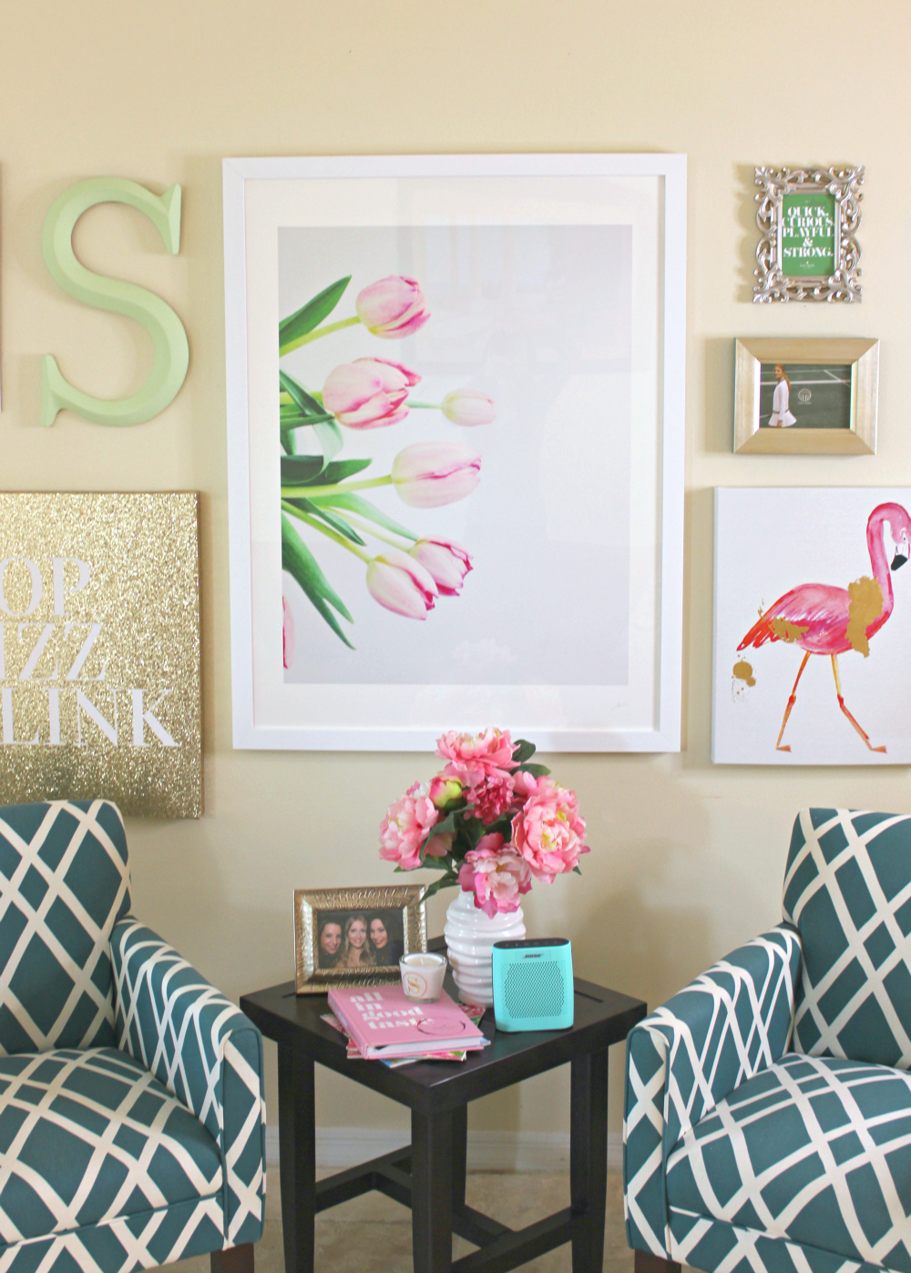 Lilly Pulitzer-Inspired Wall Art Collage | Diary of a Debutante