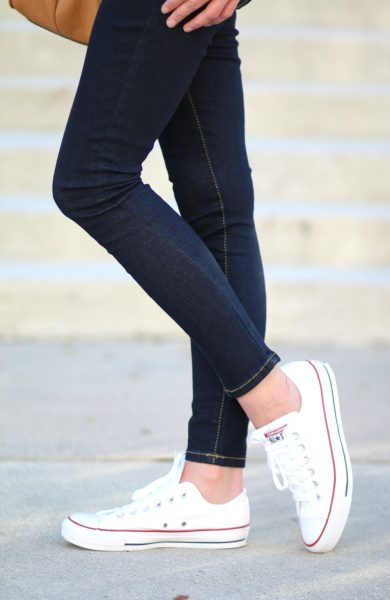 Classic White Converse Kicks - Diary of a Debutante