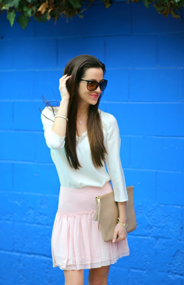 Pink Drop-Waist Skirt - Diary of a Debutante