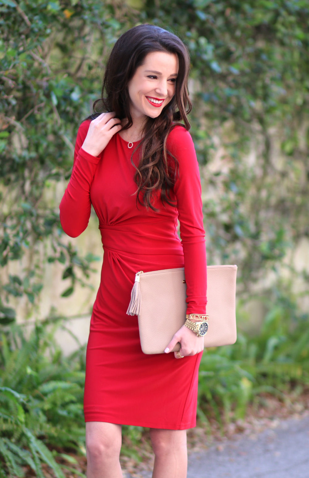 Red Crowneck Dress, Ralph Lauren Dress, Red Business Dress, Valentine's Day Dress, Stephanie Ziajka, Diary of a Debutante