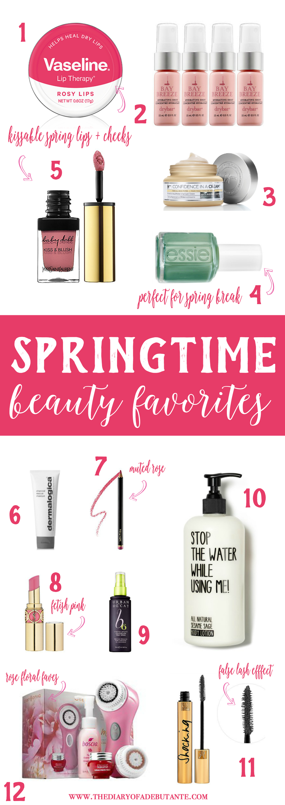 spring beauty favorites, beauty favorites, favorite beauty products, beauty products for spring, Stephanie Ziajka, Diary of a Debutante, Vaseline
