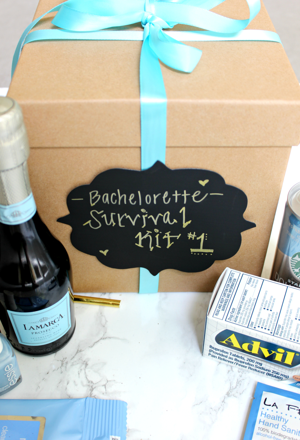 DIY Bachelorette Survival Kit, Bachelorette Survival Kit, Bachelorette Party Ideas, DIY Survival Kit, Advil Film-Coated, Stephanie Ziajka, Diary of a Debutante