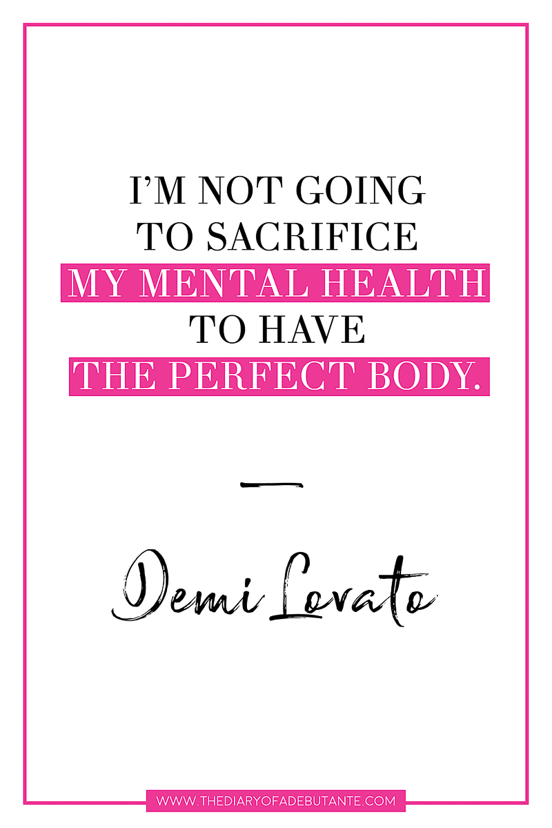 19 inspiring celebrity quotes about body image and eating disorders, Demi Lovato inspirational quote