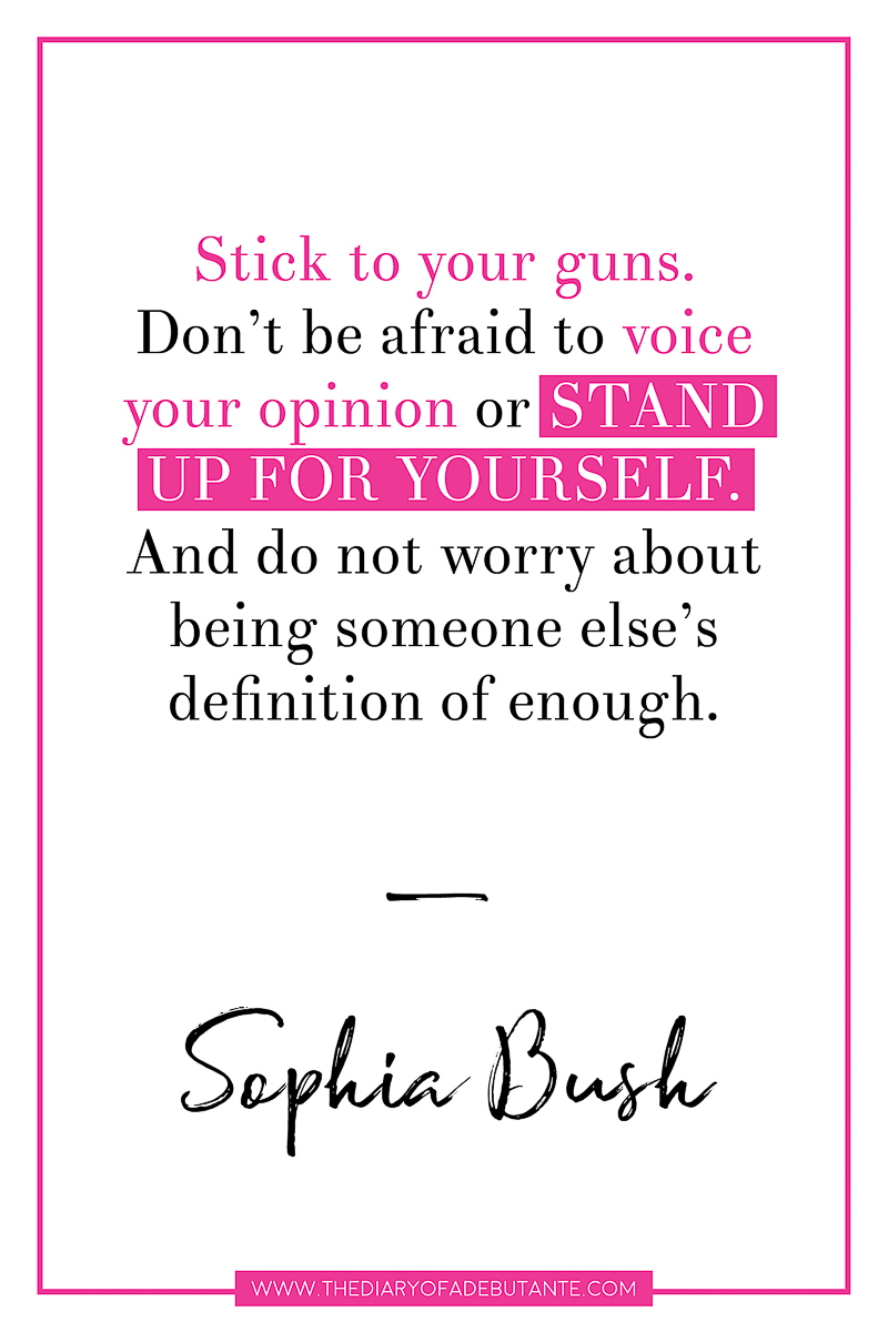 19 inspiring celebrity quotes about body image and eating disorders, Sophia Bush inspirational quote