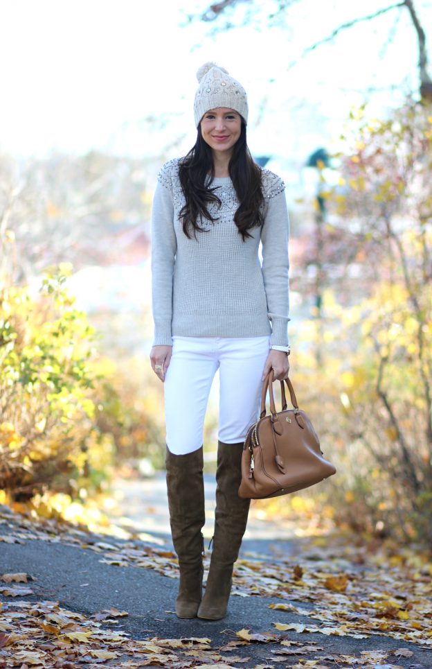 Banana Republic Classy Sweater Outfit | Diary of a Debutante