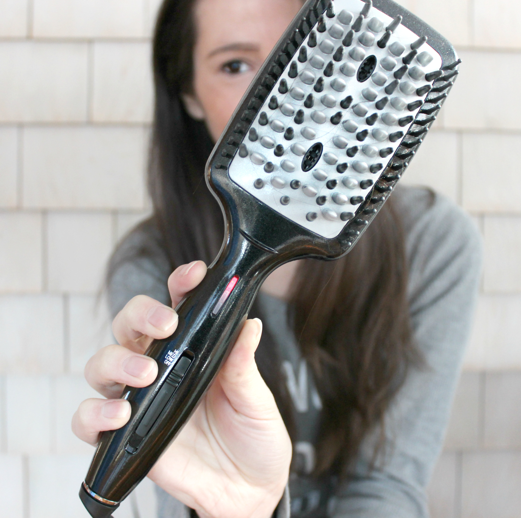 An at home blowout tutorial using the new Conair Infiniti Pro Spin Air Brush Styler