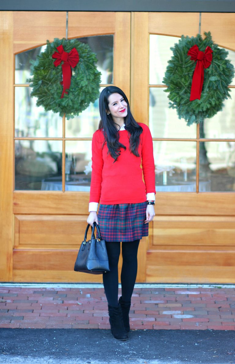 J.Crew Factory Tartan Mini Skirt | Diary of a Debutante