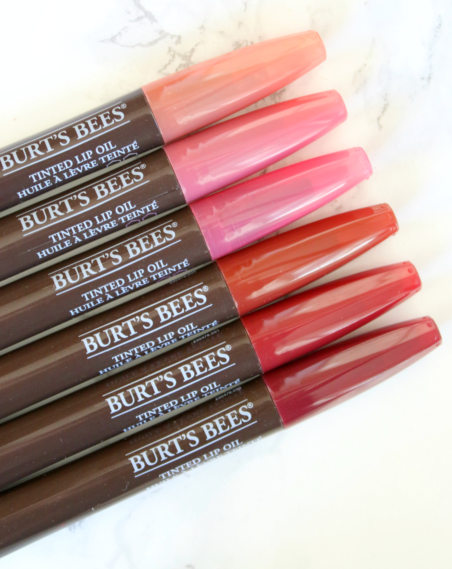 Burt's Bees Tinted Lip Oil Swatches
