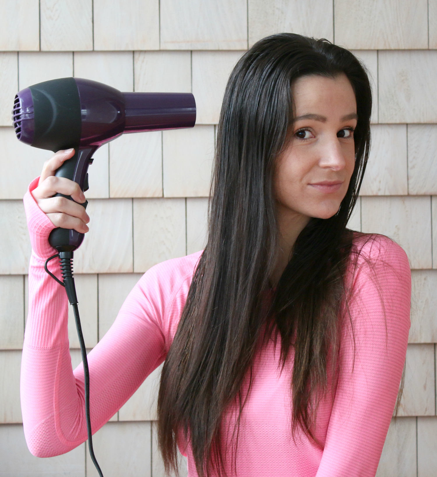 The long hair care routine for mitigating damage from styling with heat
