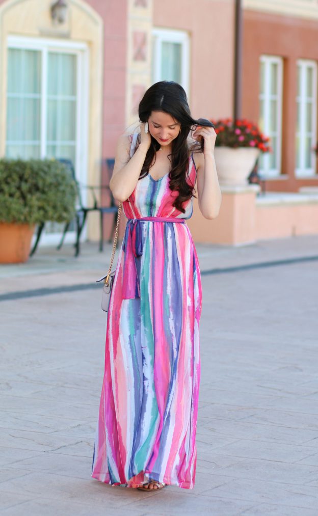 Colorful Spring Maxi Dress from Jack by BB Dakota | Diary of a Debutante