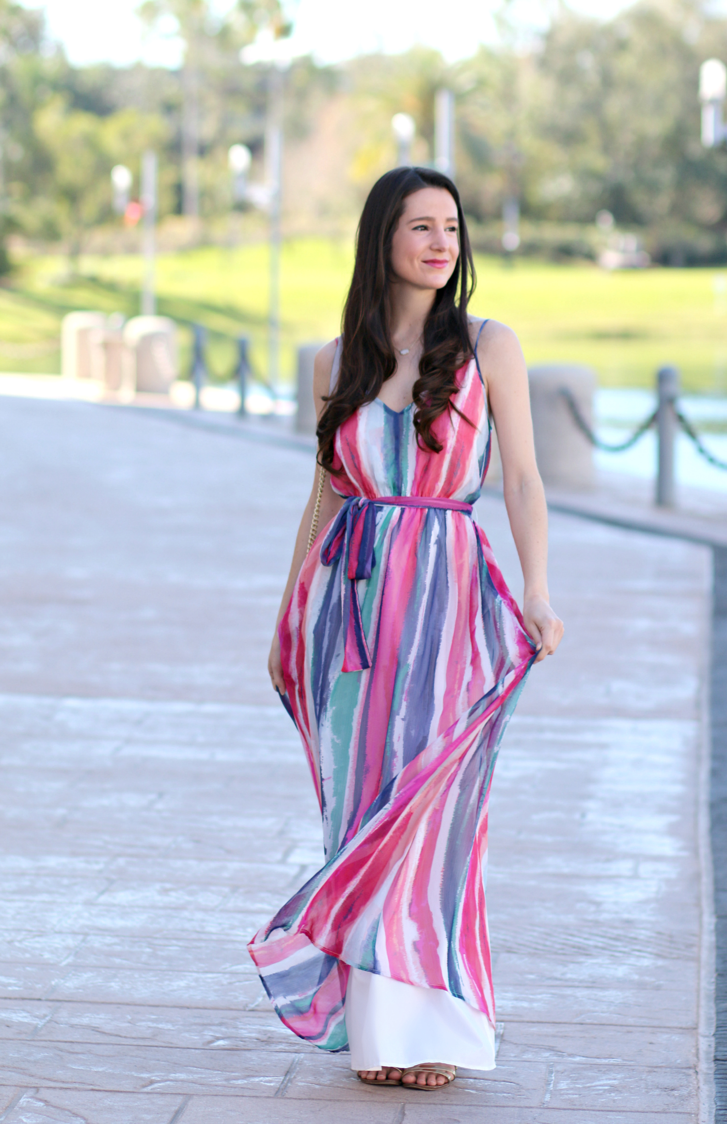 A colorful spring maxi dress from Jack by BB Dakota