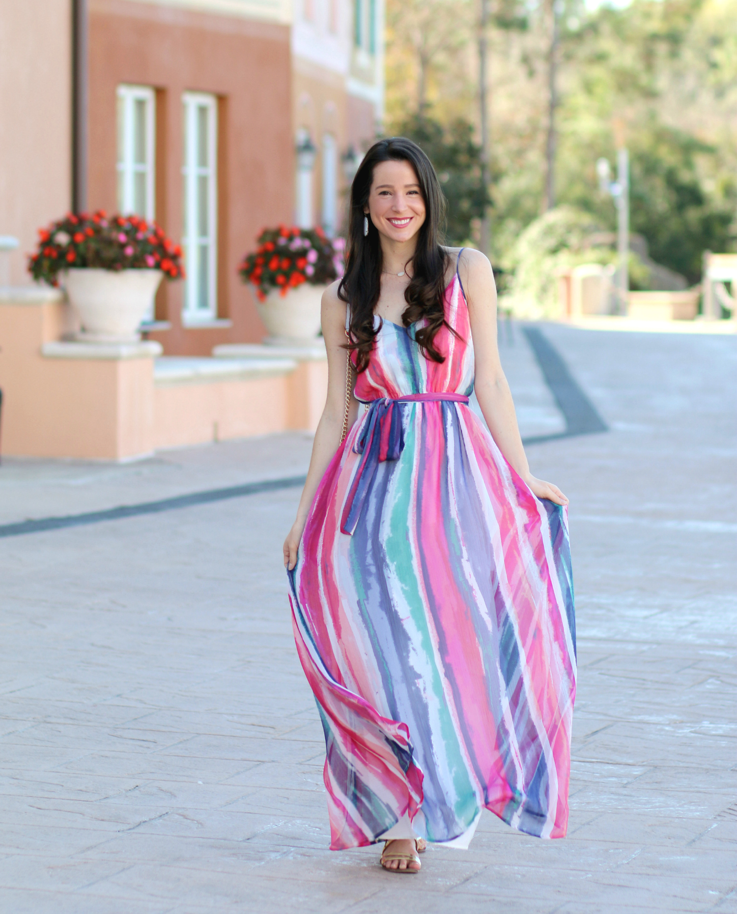 A colorful spring maxi dress from Jack by BB Dakota