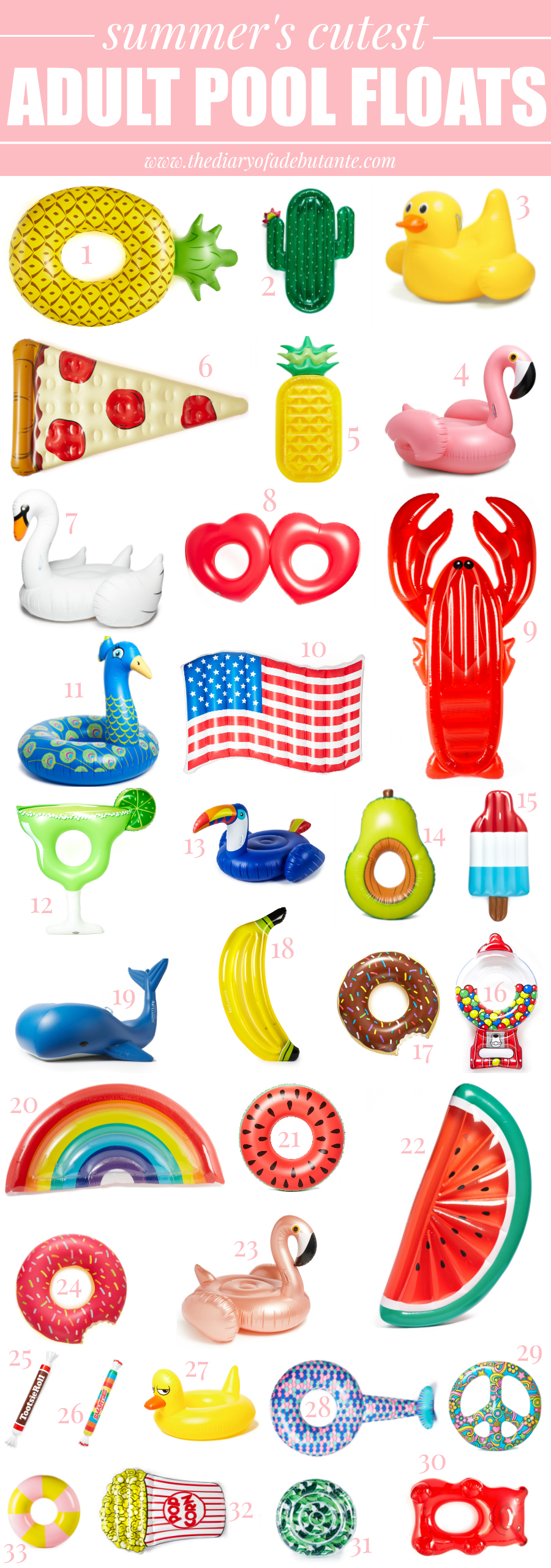 Summer's most fun adult pool floats from Shopbop