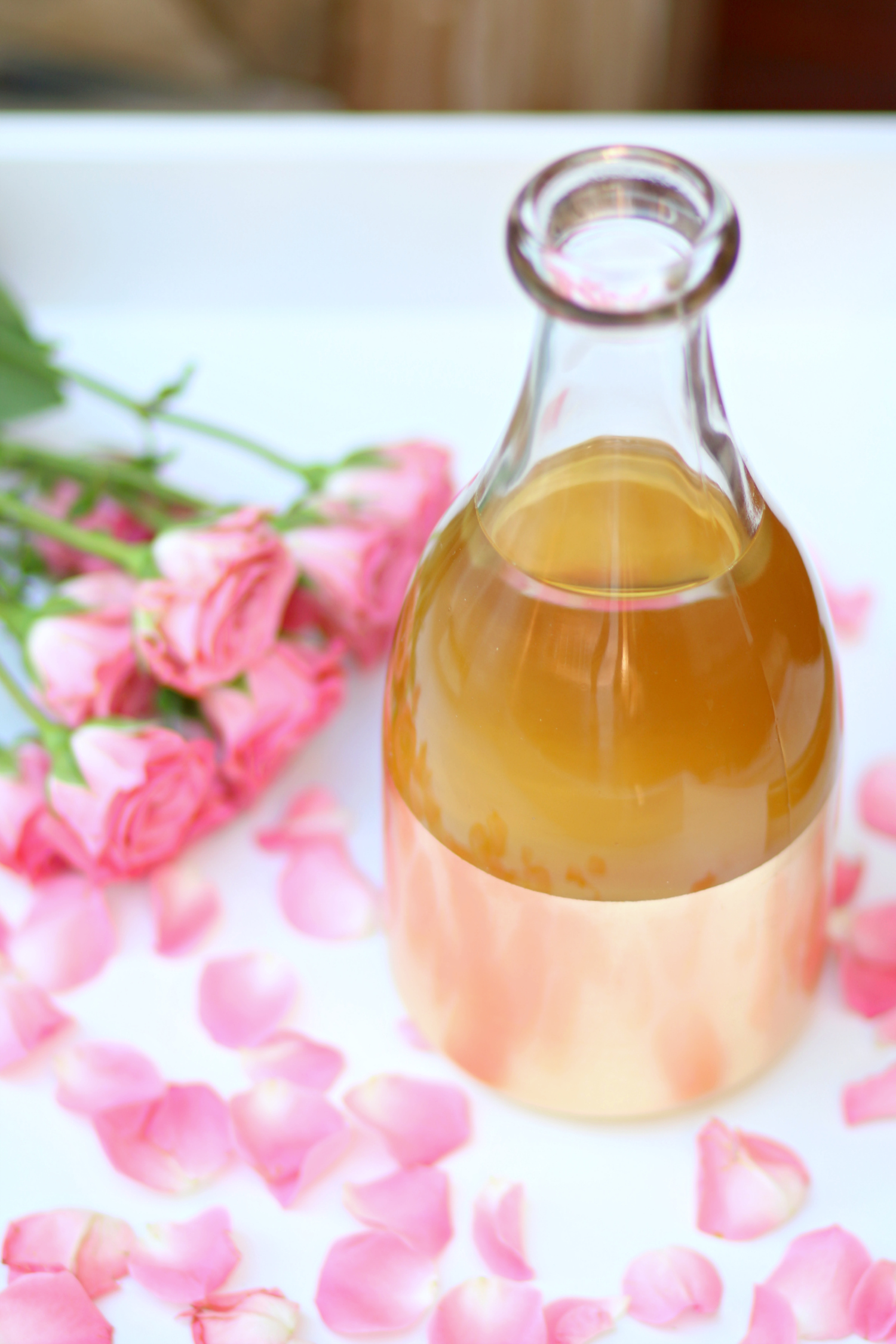 Blogger Stephanie Ziajka shows how to make homemade rose water on Diary of a Debutante
