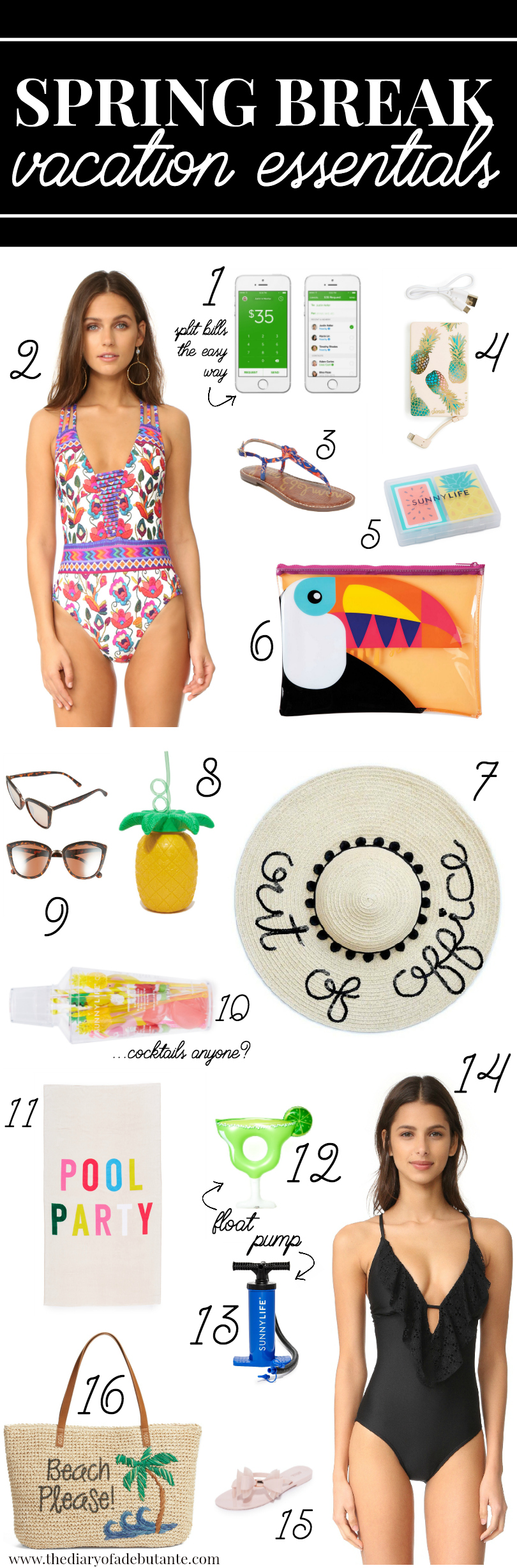 what to bring on spring break