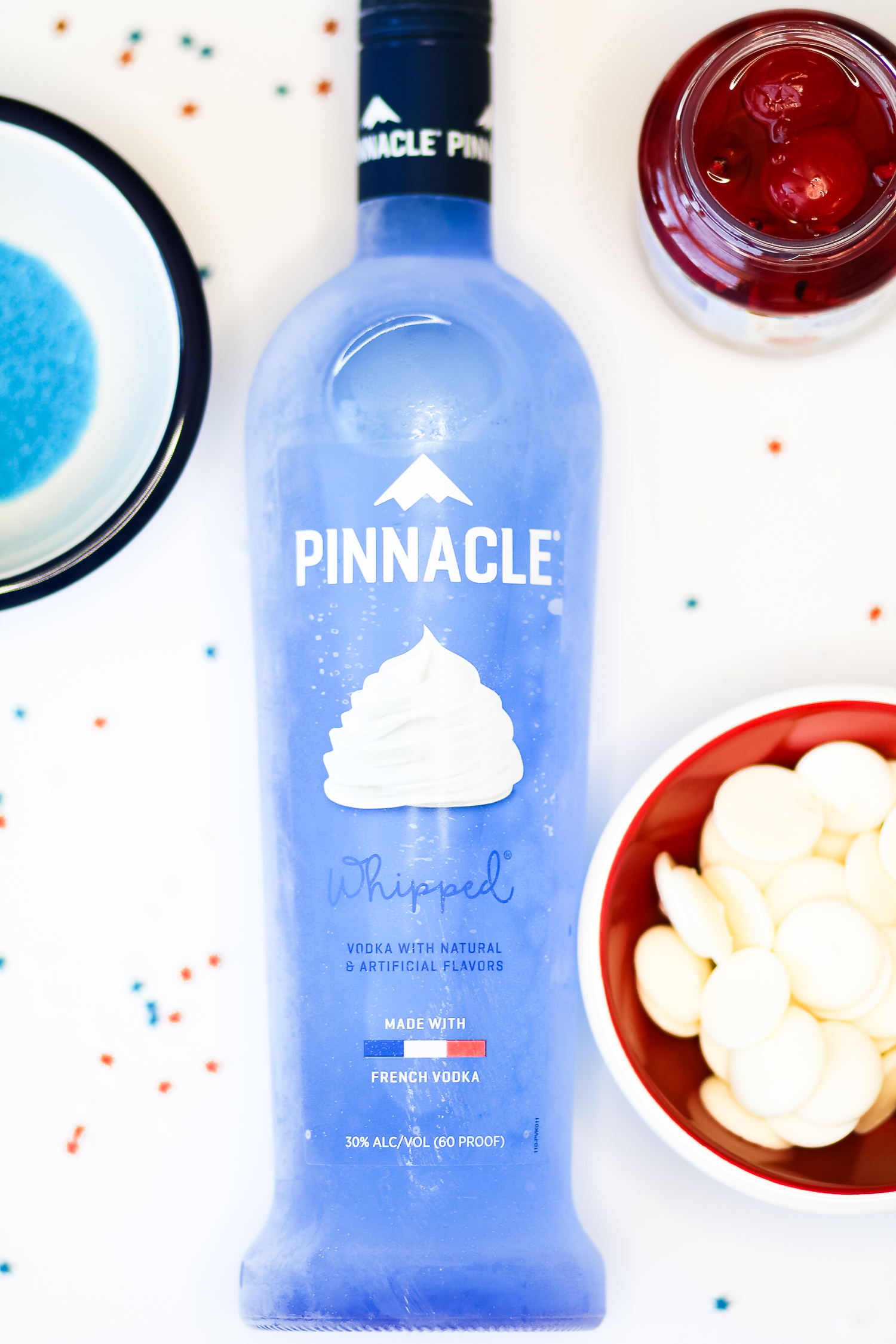 Bottle of Pinnacle whipped cream vodka on Diary of a Debutante