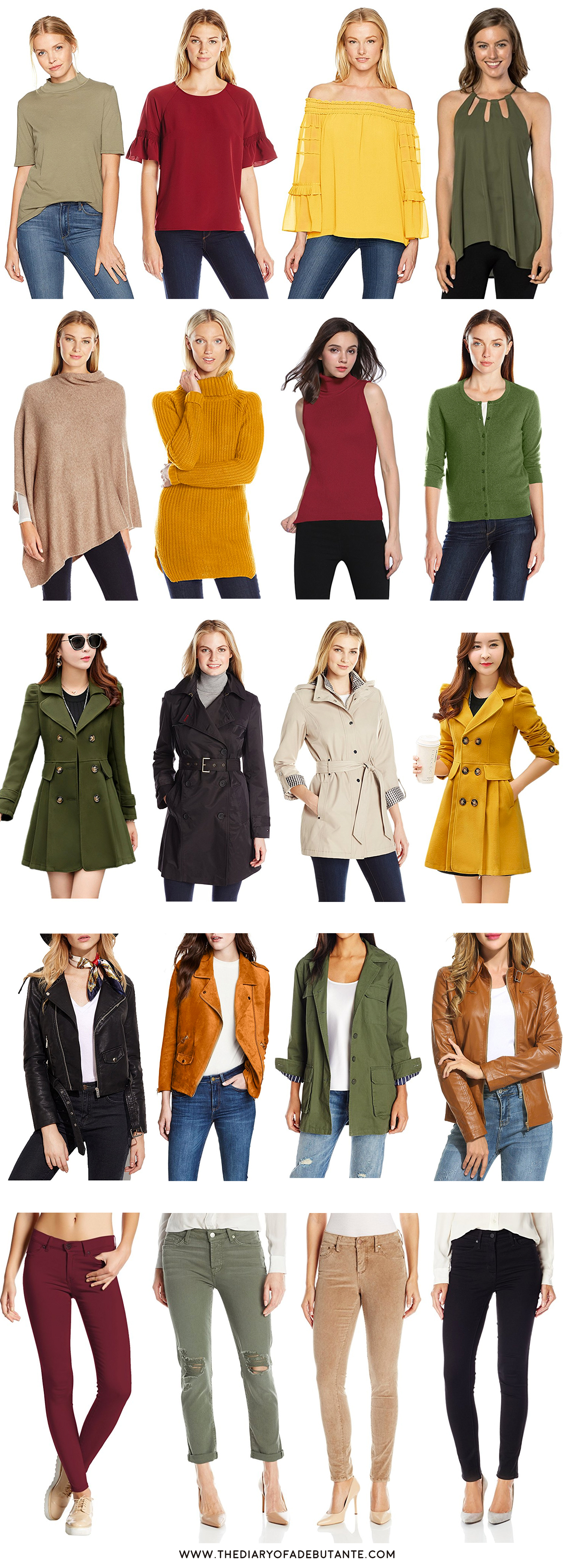 Fall Fashion Colors 2017: What's Trending in Clothing and Accessories | Amazon's top fall fashion finds under $100 by fashion blogger Stephanie Ziajka from Diary of a Debutante