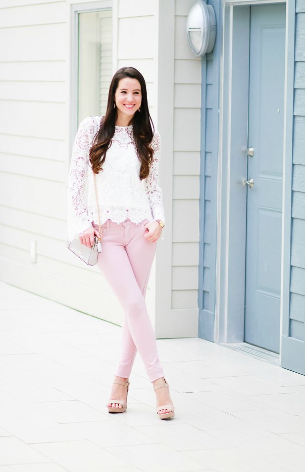 How To Wear Pink Skinny Jeans In The Fall Diary Of A Debutante 3254