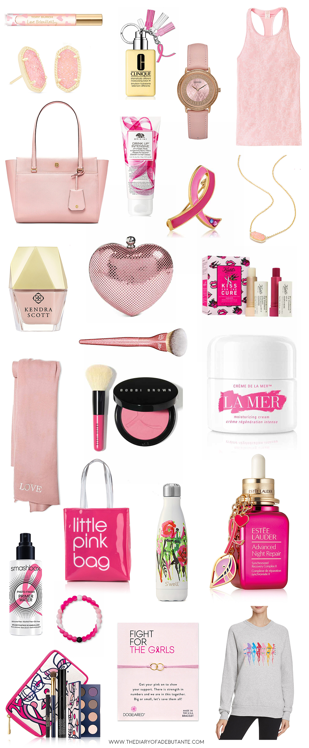 24 items you can purchase to help support breast cancer awareness and research this October | 2017 Breast Cancer Awareness Products by southern blogger Stephanie Ziajka from Diary of a Debutante