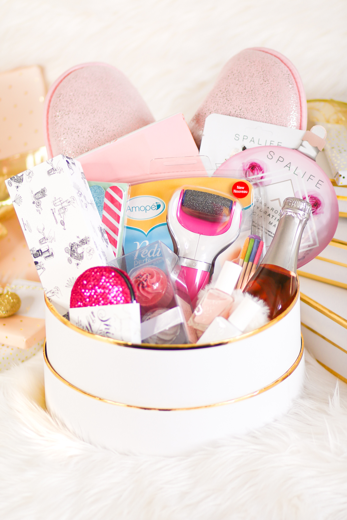 Champagne Bubble Bath Gift Basket