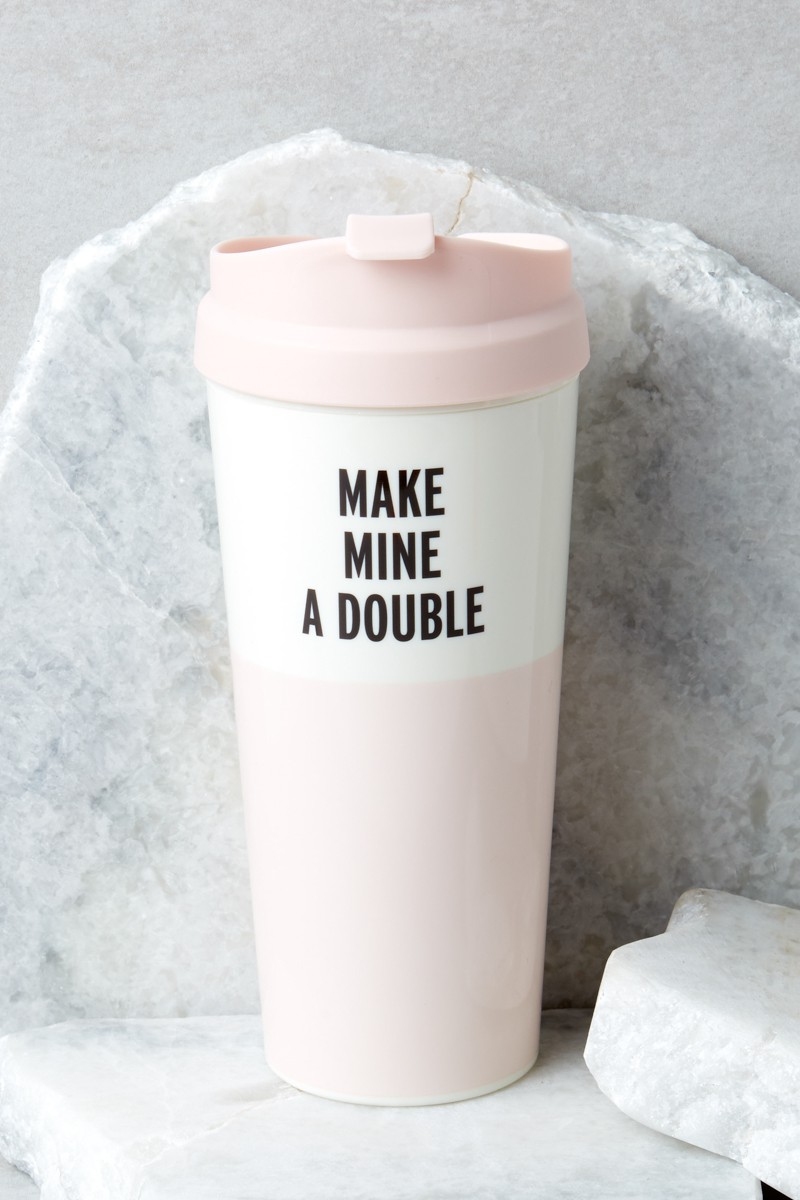 Kate Spade Make Mine A Double Tumbler featured in Holiday Gift Guide: Something for Everyone on Your List by guest poster the Red Dress Boutique on Diary of a Debutante