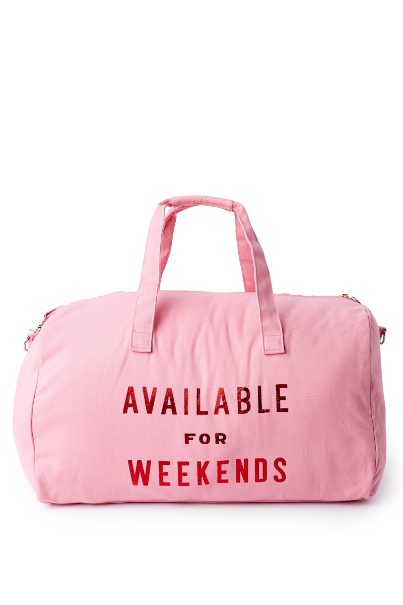 Available for Weekends weekend getaway bag featured in Holiday Gift Guide: Something for Everyone on Your List by guest poster the Red Dress Boutique on Diary of a Debutante