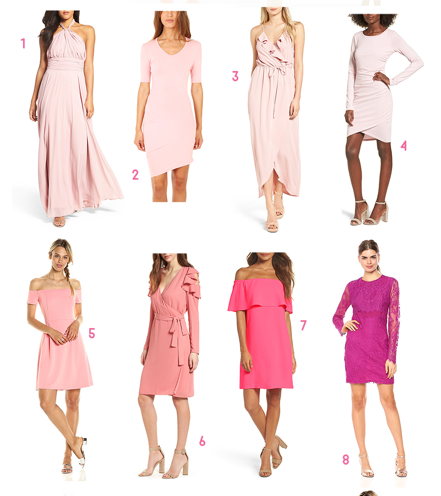 Red, White, and Pink All Over: Cute Valentine's Day Cocktail Dresses under $100 by fashion blogger Stephanie Ziajka from Diary of a Debutante, Cocktail dresses under 100, Valentines dresses under 100, Affordable blush cocktail dresses, cheap cocktail dresses online