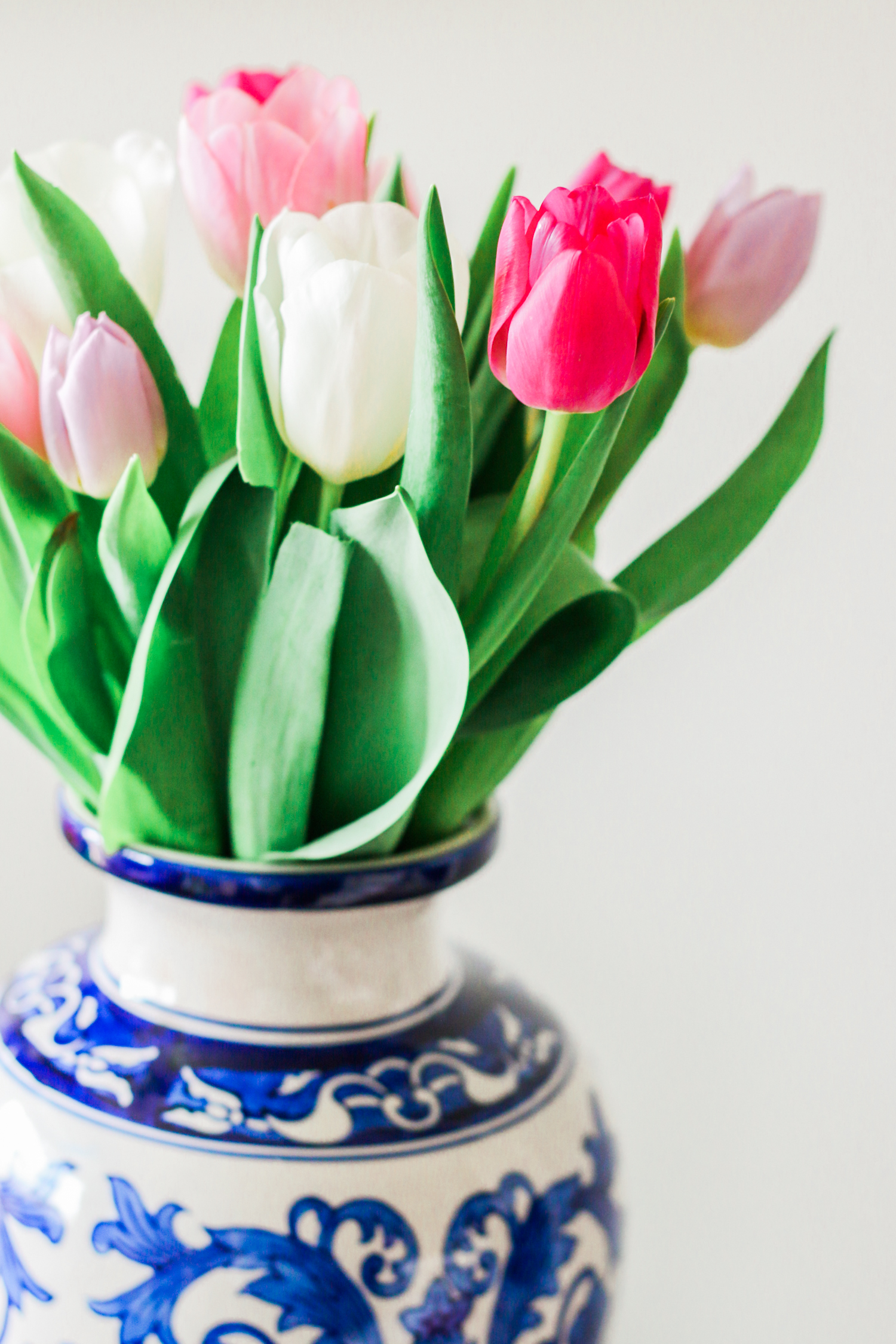 Country Spring Decor: DIY Mini Spring Tulip Bouquets by southern lifestyle blogger Stephanie Ziajka from Diary of a Debutante, spring tulip bouquet, easter tulip bouquet, easter party favors