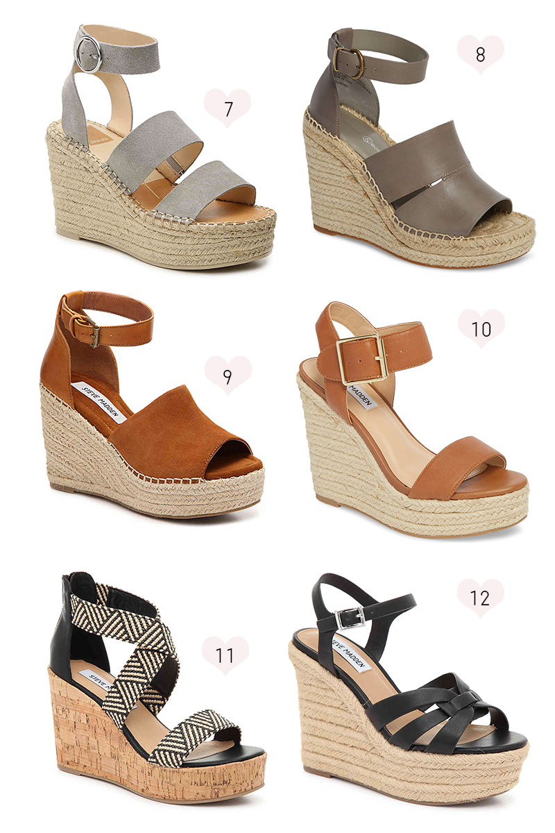 Cheap Cute Wedges for Summer under $100 by southern fashion blogger Stephanie Ziajka from Diary of a Debutante, summer wedges, summer wedge shoes, womens sandals under 100