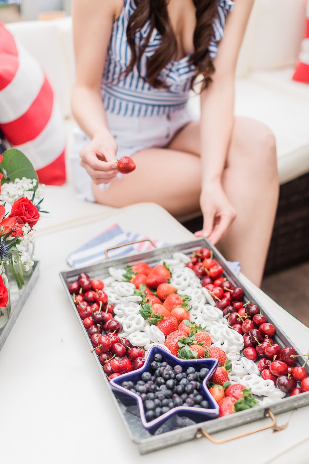 Blogger Stephanie Ziajka shares one of her favorite 4th of July snack ideas on Diary of a Debutante