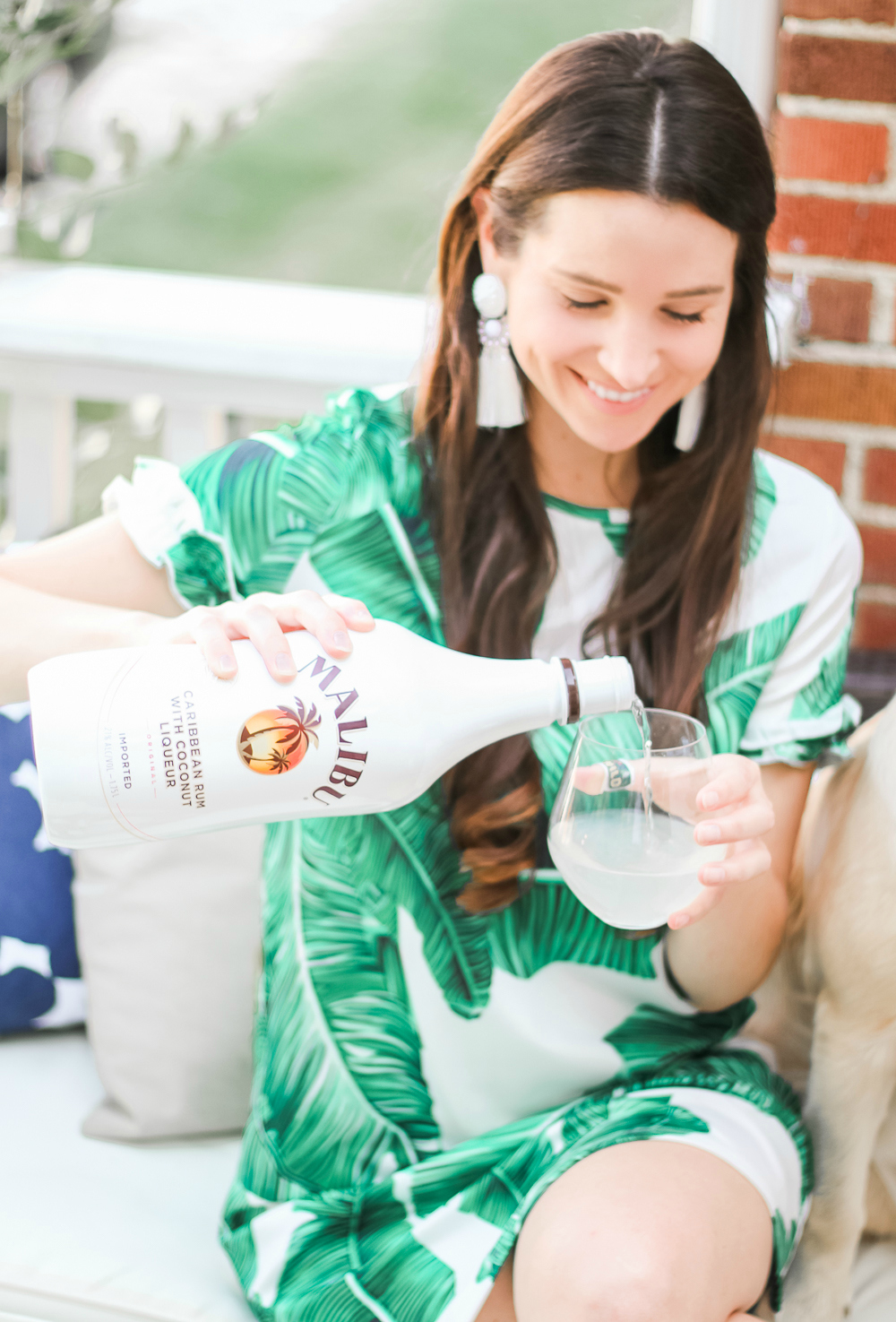 Blogger Stephanie Ziajka shows how to make coconut popsicles with Malibu Rum on Diary of a Debutante