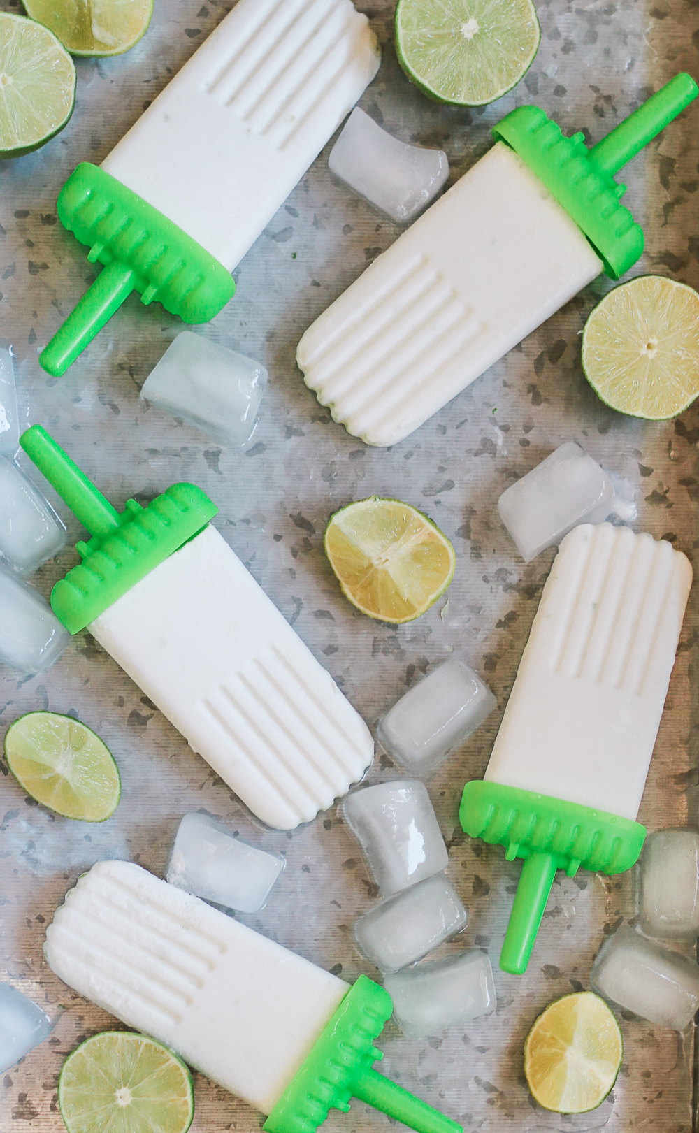 Boozy popsicles made with coconut milk and Malibu rum by blogger Stephanie Ziajka on Diary of a Debutante