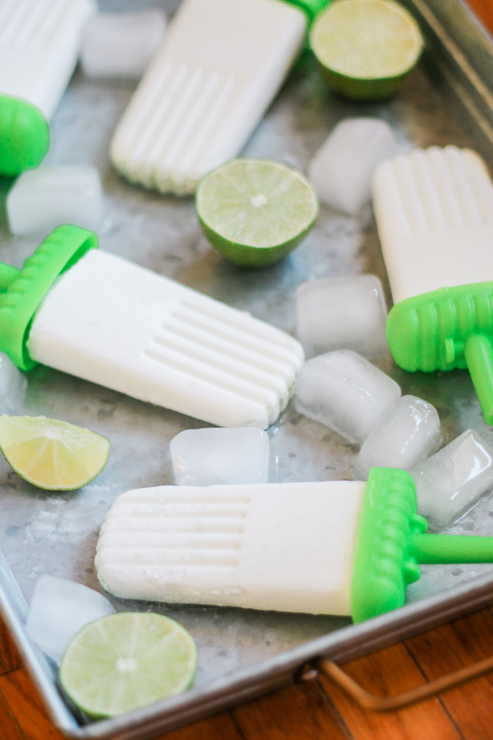 Blogger Stephanie Ziajka shows how to make alcoholic popsicles with coconut milk and Malibu Rum on Diary of a Debutante
