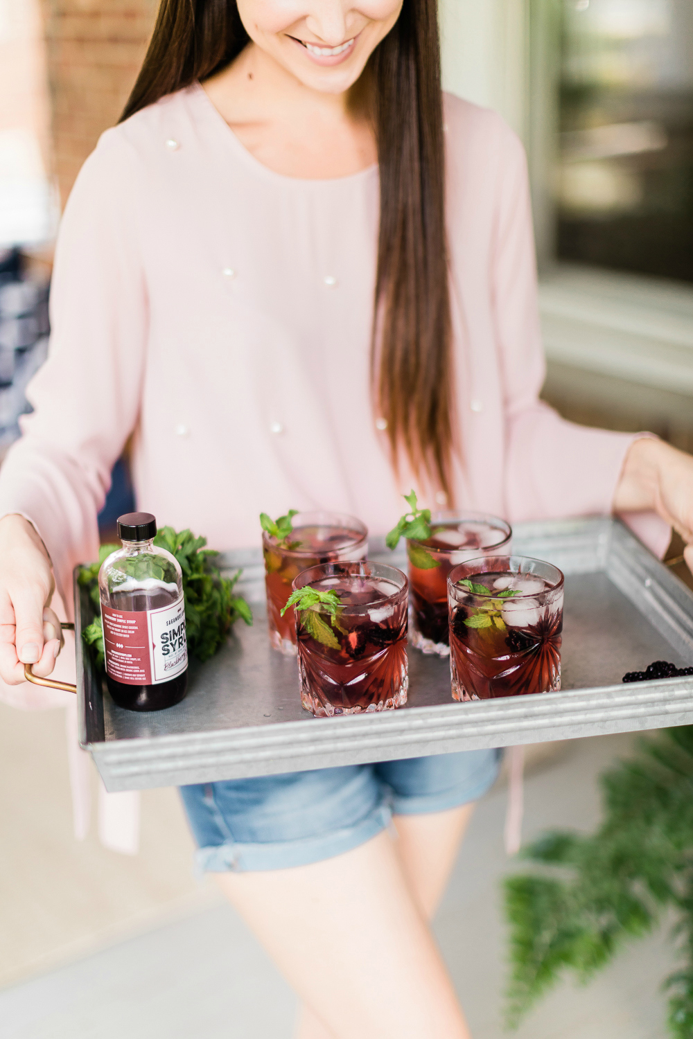 Preakness-Approved Blackberry Whiskey Cocktail: Black-Eyed Rye by southern lifestyle blogger Stephanie Ziajka from Diary of a Debutante, blackberry cocktail recipes, Sagamore Spirit Black-Eyed Rye recipe, Derby Day drink recipes, Sagamore Spirit Blackberry Simple Syrup