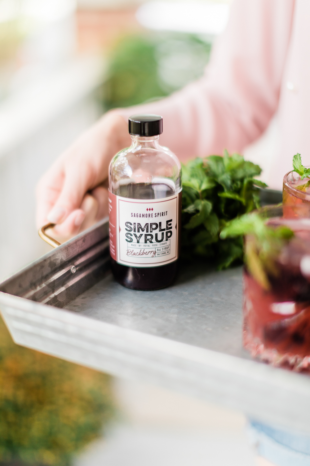 Preakness-Approved Blackberry Whiskey Cocktail: Black-Eyed Rye by southern lifestyle blogger Stephanie Ziajka from Diary of a Debutante, blackberry cocktail recipes, Sagamore Spirit Black-Eyed Rye recipe, Derby Day drink recipes, Sagamore Spirit Blackberry Simple Syrup