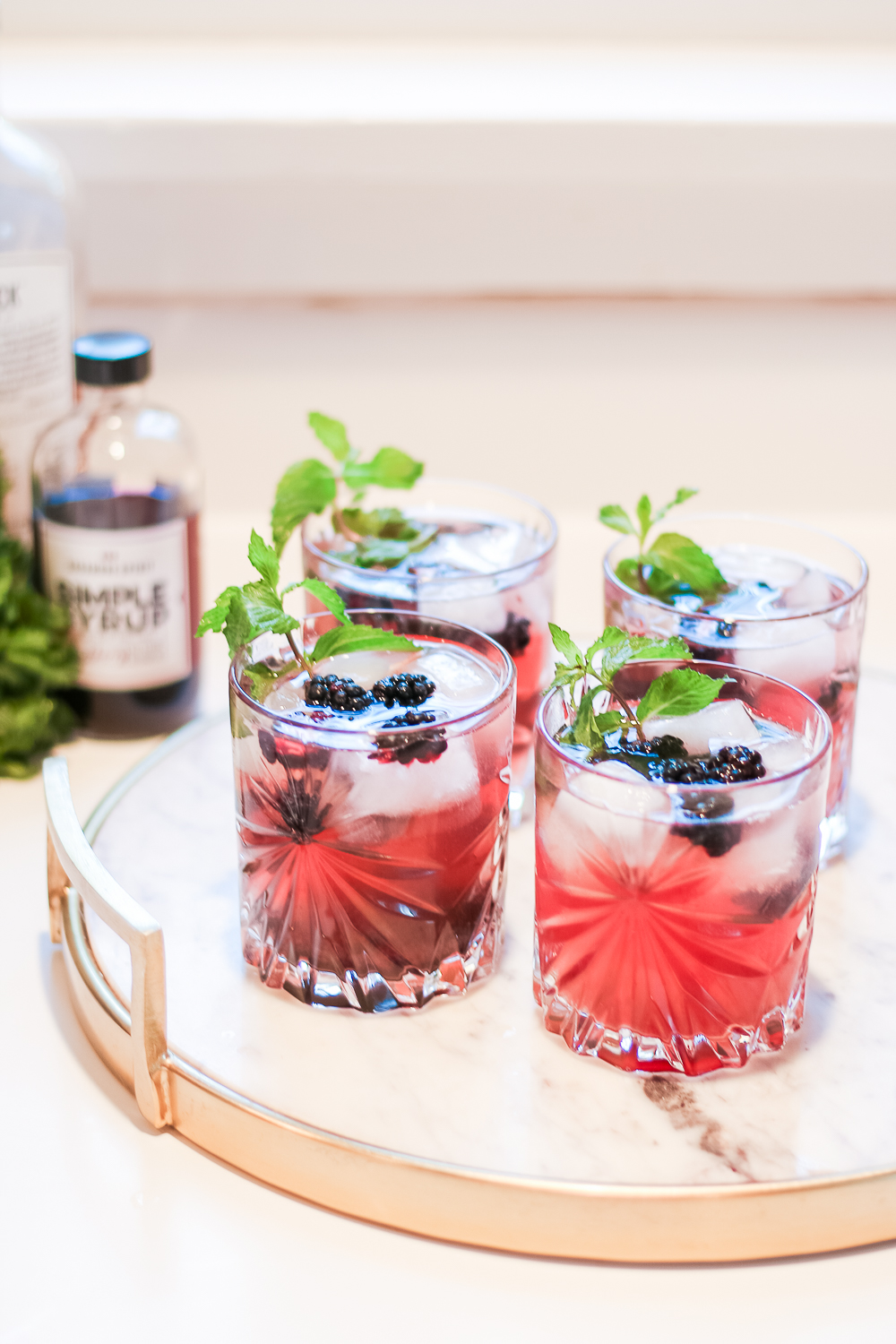 Preakness-Approved Blackberry Whiskey Cocktail: Black-Eyed Rye by southern lifestyle blogger Stephanie Ziajka from Diary of a Debutante, blackberry cocktail recipes, Sagamore Spirit Black-Eyed Rye recipe, Derby Day drink recipes