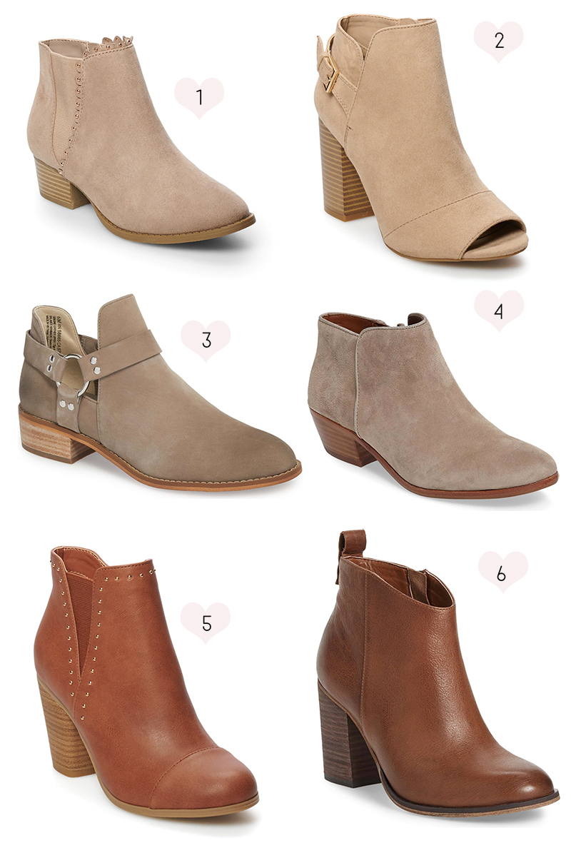 Cute Fall Booties under 100 | Diary of 